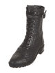 Stuart Weitzman Tweed Combat Boots