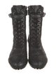 Stuart Weitzman Tweed Combat Boots
