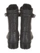 Stuart Weitzman Tweed Combat Boots