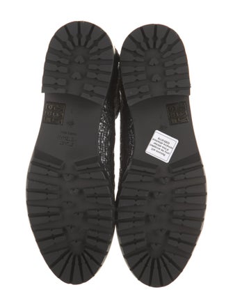 Stuart Weitzman Tweed Combat Boots