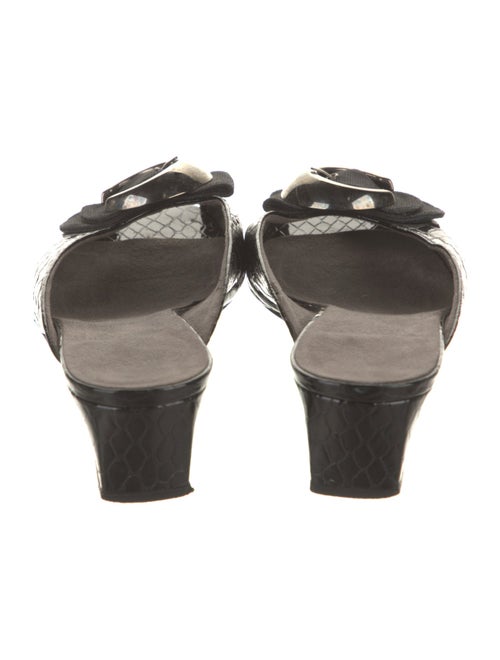 Stuart Weitzman Patent Leather Slides