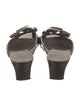 Stuart Weitzman Patent Leather Slides