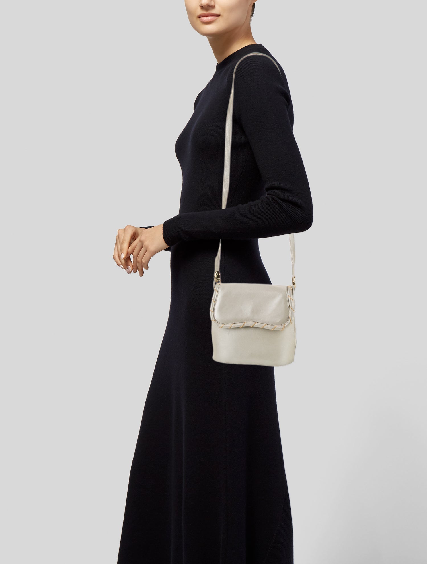 Stuart Weitzman Leather Crossbody Bag