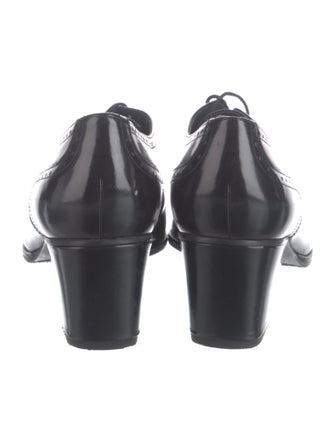 Stuart Weitzman Patent Leather Lasercut Accents Pumps