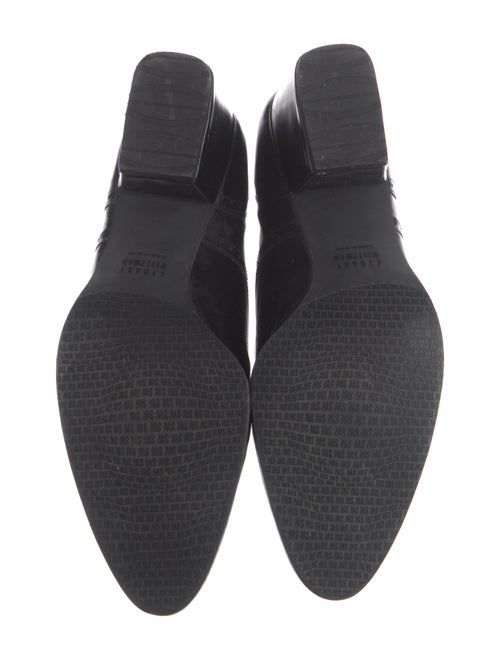 Stuart Weitzman Patent Leather Lasercut Accents Pumps