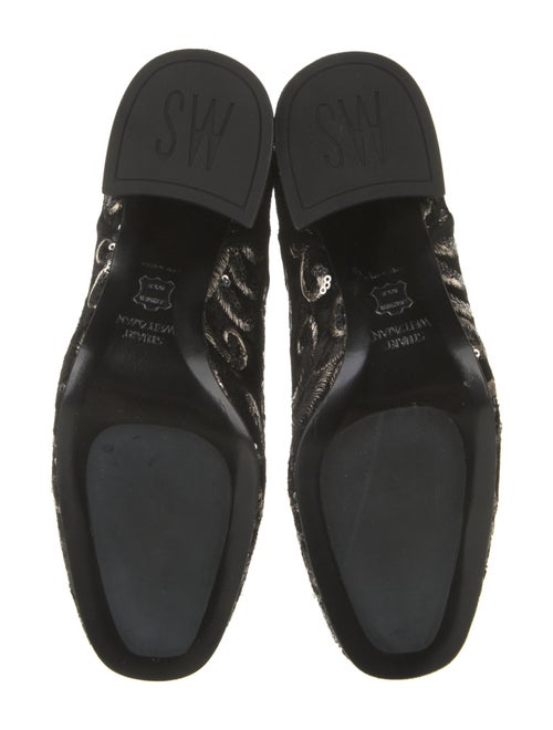 Stuart Weitzman Suede Sequin Embellishments Chelsea Boots