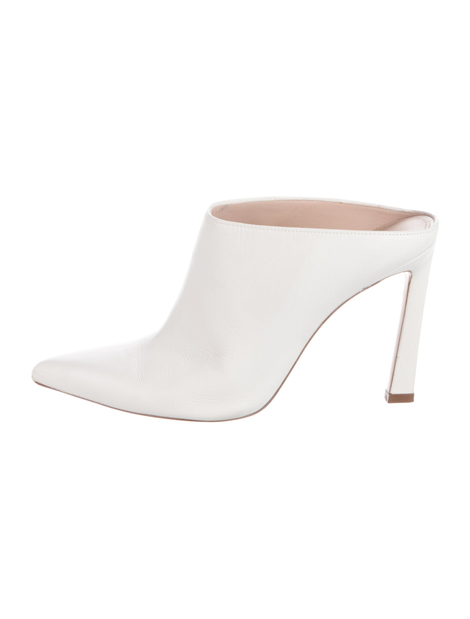 Stuart Weitzman Leather Mules
