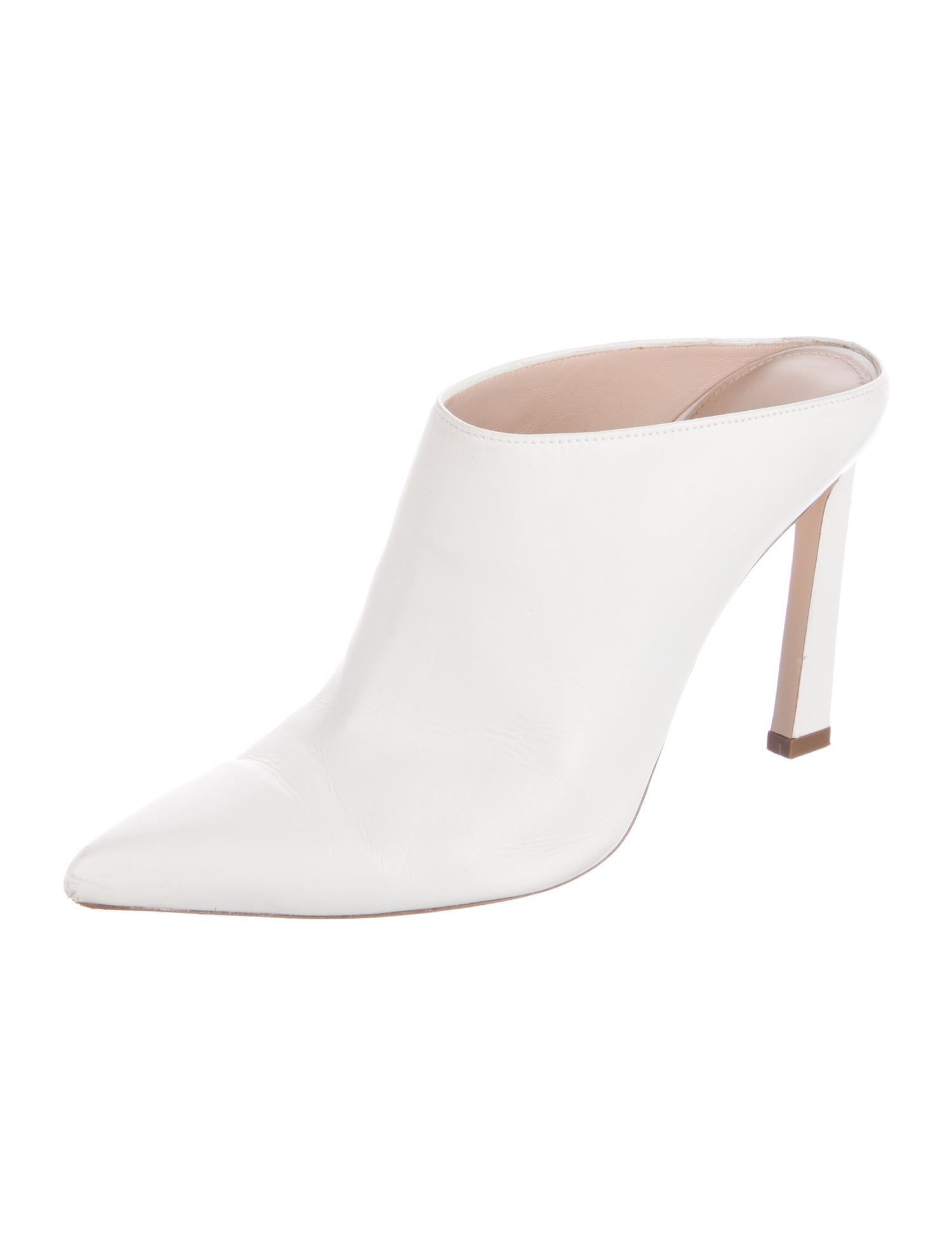 Stuart Weitzman Leather Mules