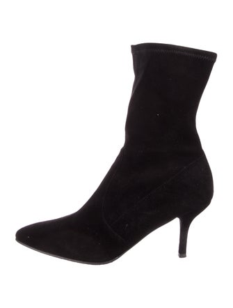 Stuart Weitzman Suede Sock Boots