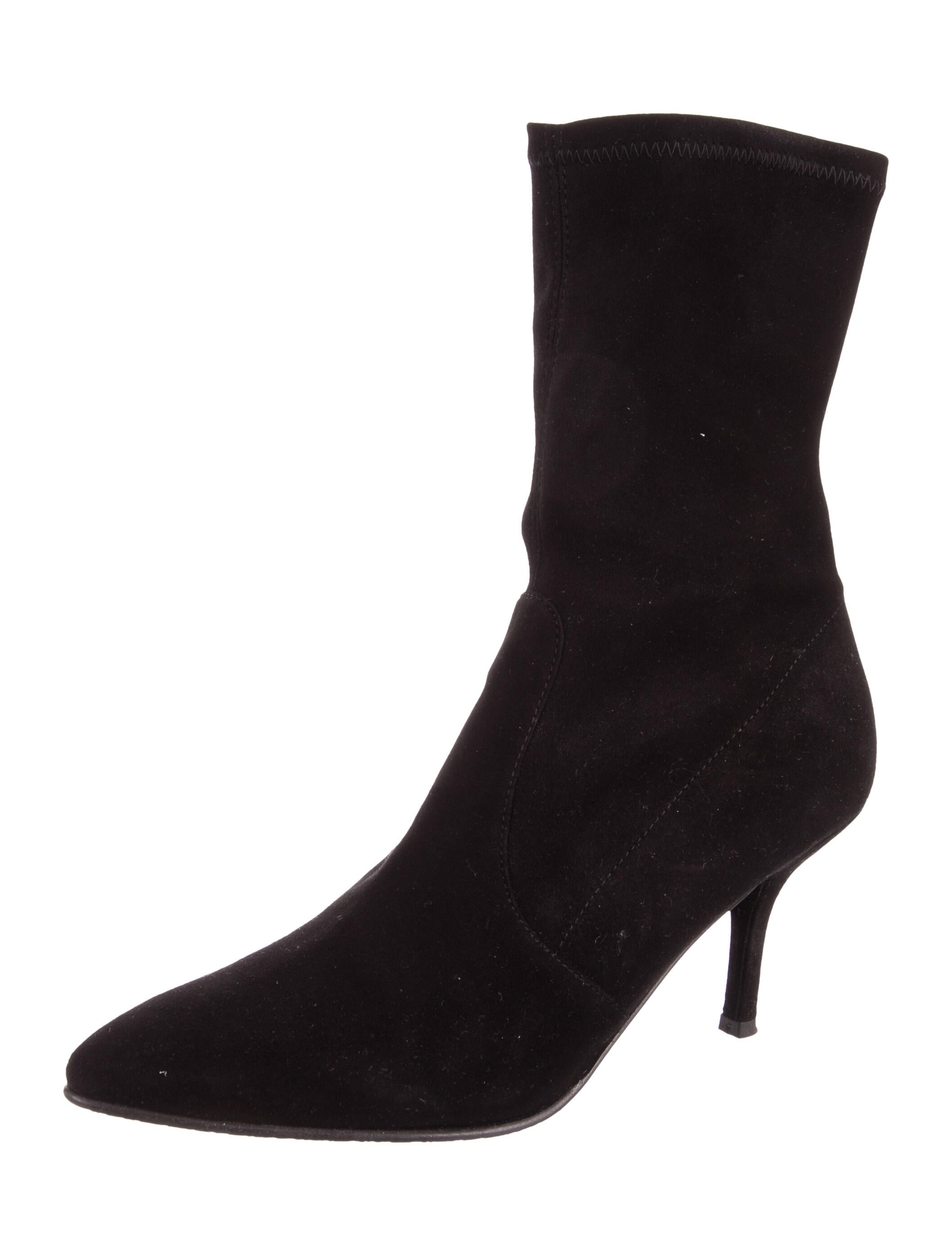 Stuart Weitzman Suede Sock Boots