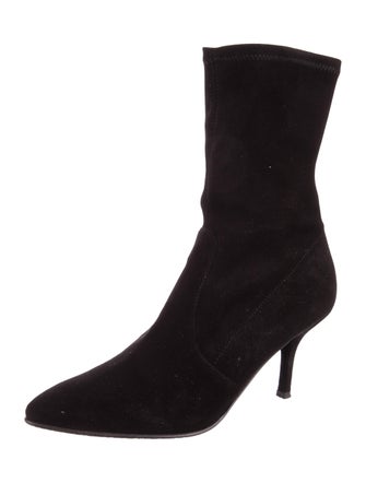 Stuart Weitzman Suede Sock Boots