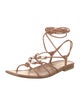 Stuart Weitzman Leather Gladiator Sandals
