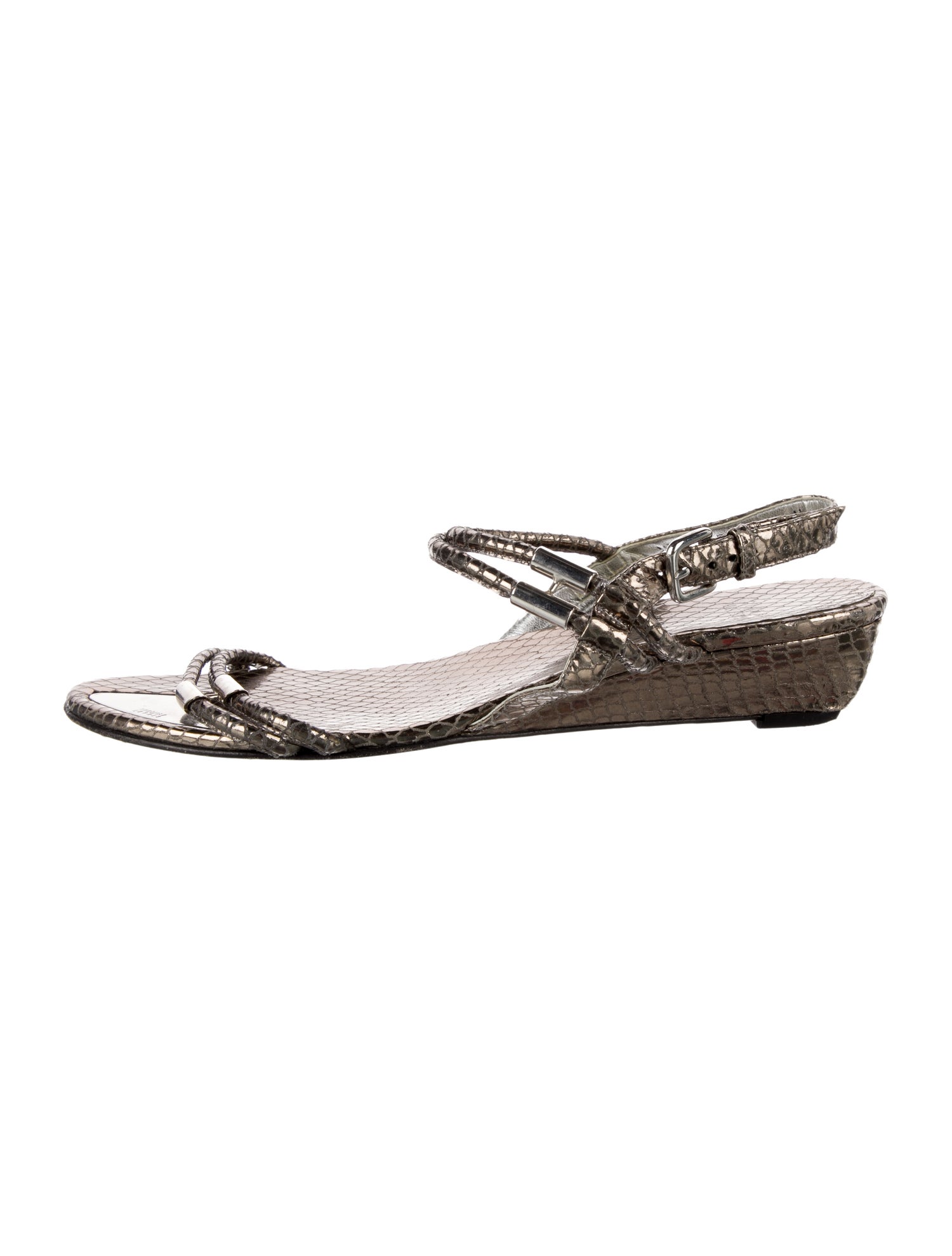 Stuart Weitzman Leather Slingback Sandals