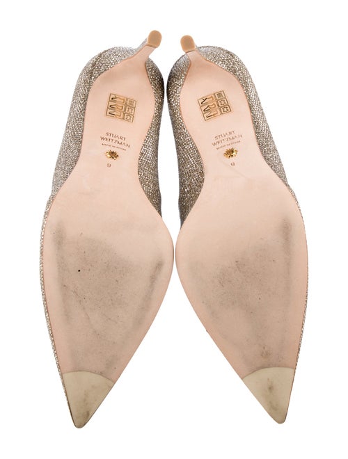 Stuart Weitzman Glitter Glitter Accents Pumps