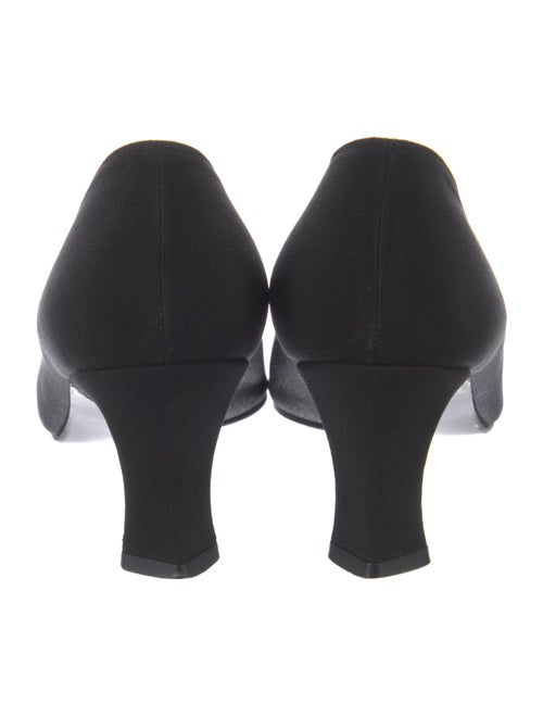 Stuart Weitzman Nylon Crystal Embellishments Pumps