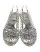 Stuart Weitzman Rubber Lasercut Accents Ballet Flats