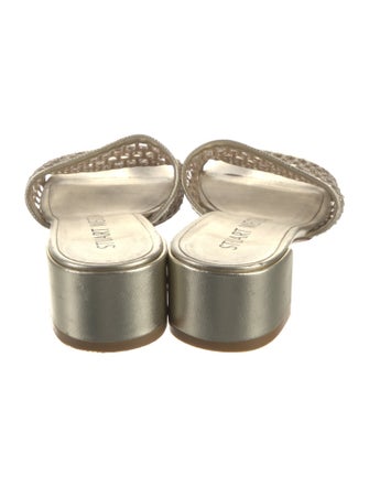 Stuart Weitzman Leather Slides