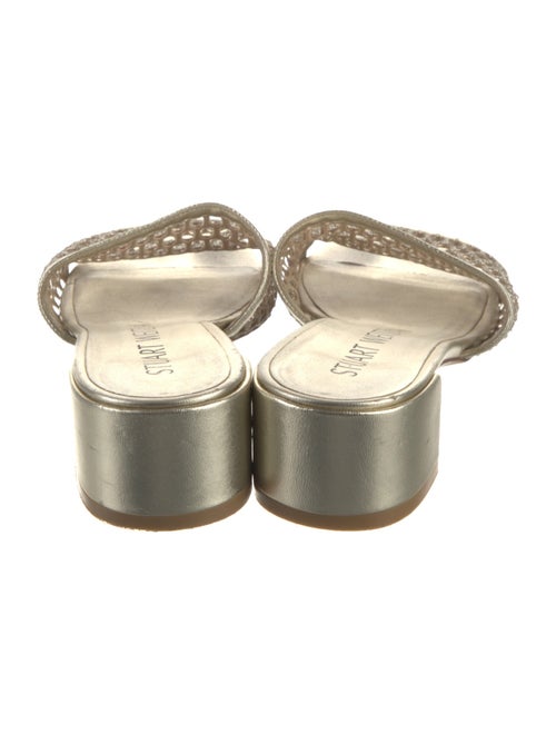 Stuart Weitzman Leather Slides