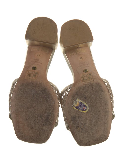 Stuart Weitzman Leather Slides