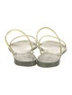 Stuart Weitzman Glitter Accents Slides