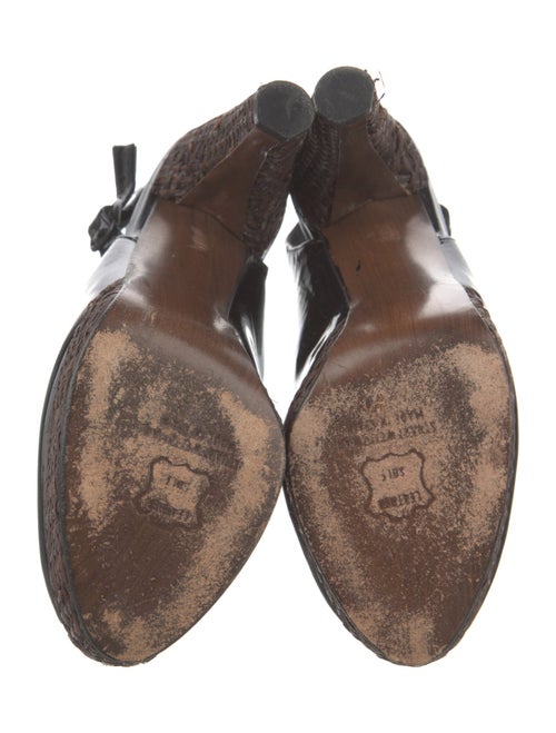 Stuart Weitzman Patent Leather Slingback Pumps