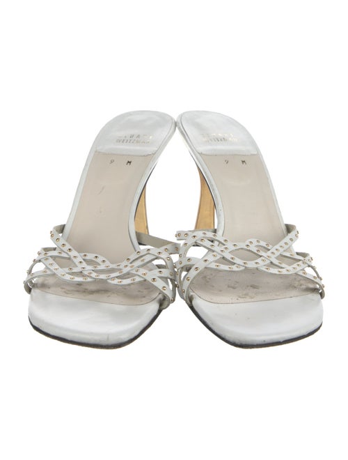 Stuart Weitzman Leather Slides