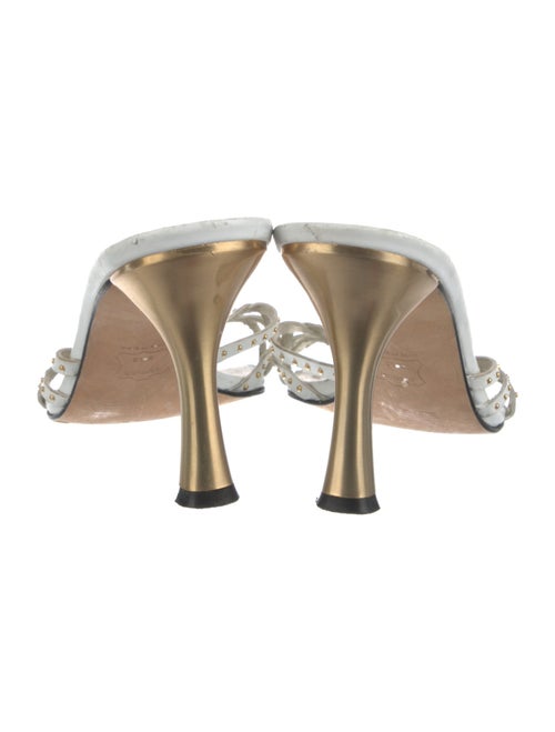 Stuart Weitzman Leather Slides