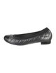 Stuart Weitzman Leather Printed Flats