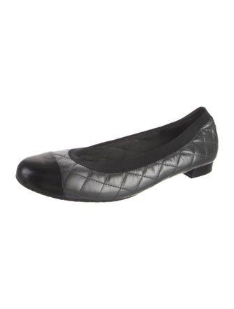 Stuart Weitzman Leather Printed Flats