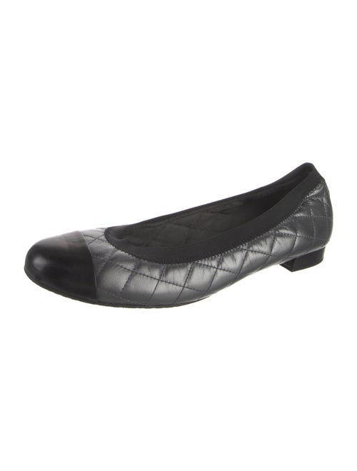 Stuart Weitzman Leather Printed Flats