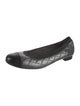 Stuart Weitzman Leather Printed Flats