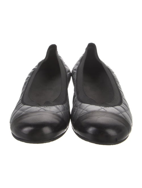 Stuart Weitzman Leather Printed Flats