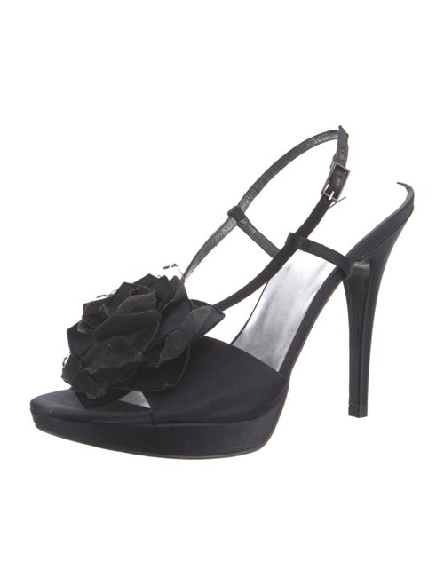 Stuart Weitzman Satin Slingback Sandals
