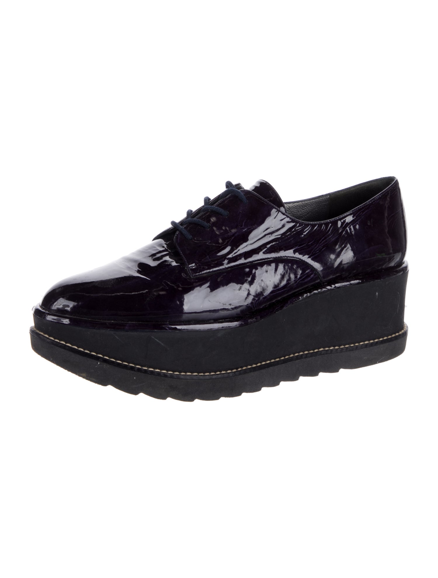 Stuart Weitzman Patent Leather Oxfords