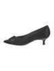 Stuart Weitzman Satin Bow Accents Pumps