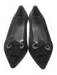 Stuart Weitzman Satin Bow Accents Pumps