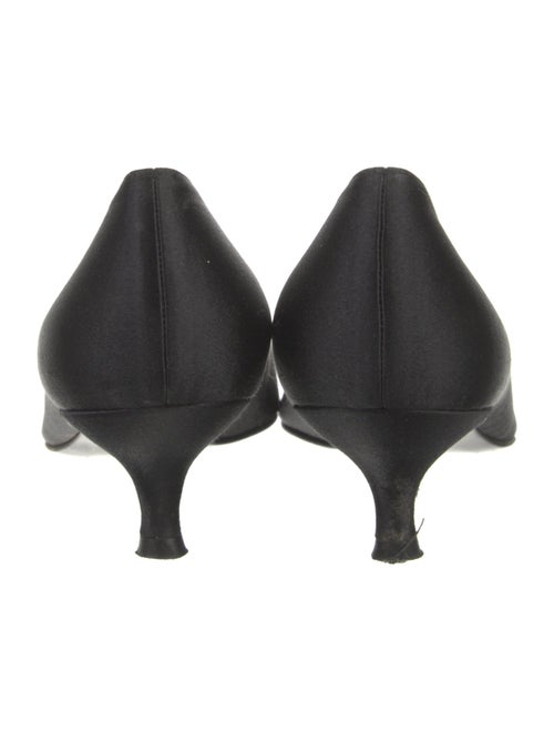 Stuart Weitzman Satin Bow Accents Pumps