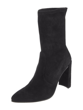 Stuart Weitzman Suede Sock Boots