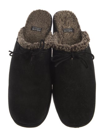 Stuart Weitzman Suede Slides