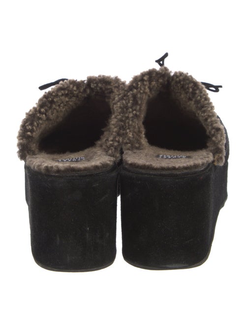 Stuart Weitzman Suede Slides