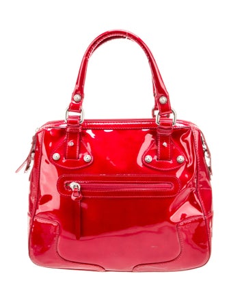 Stuart Weitzman Patent Leather Top Handle Bag