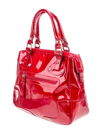 Stuart Weitzman Patent Leather Top Handle Bag