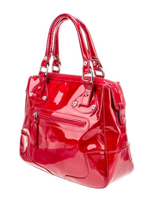 Stuart Weitzman Patent Leather Top Handle Bag