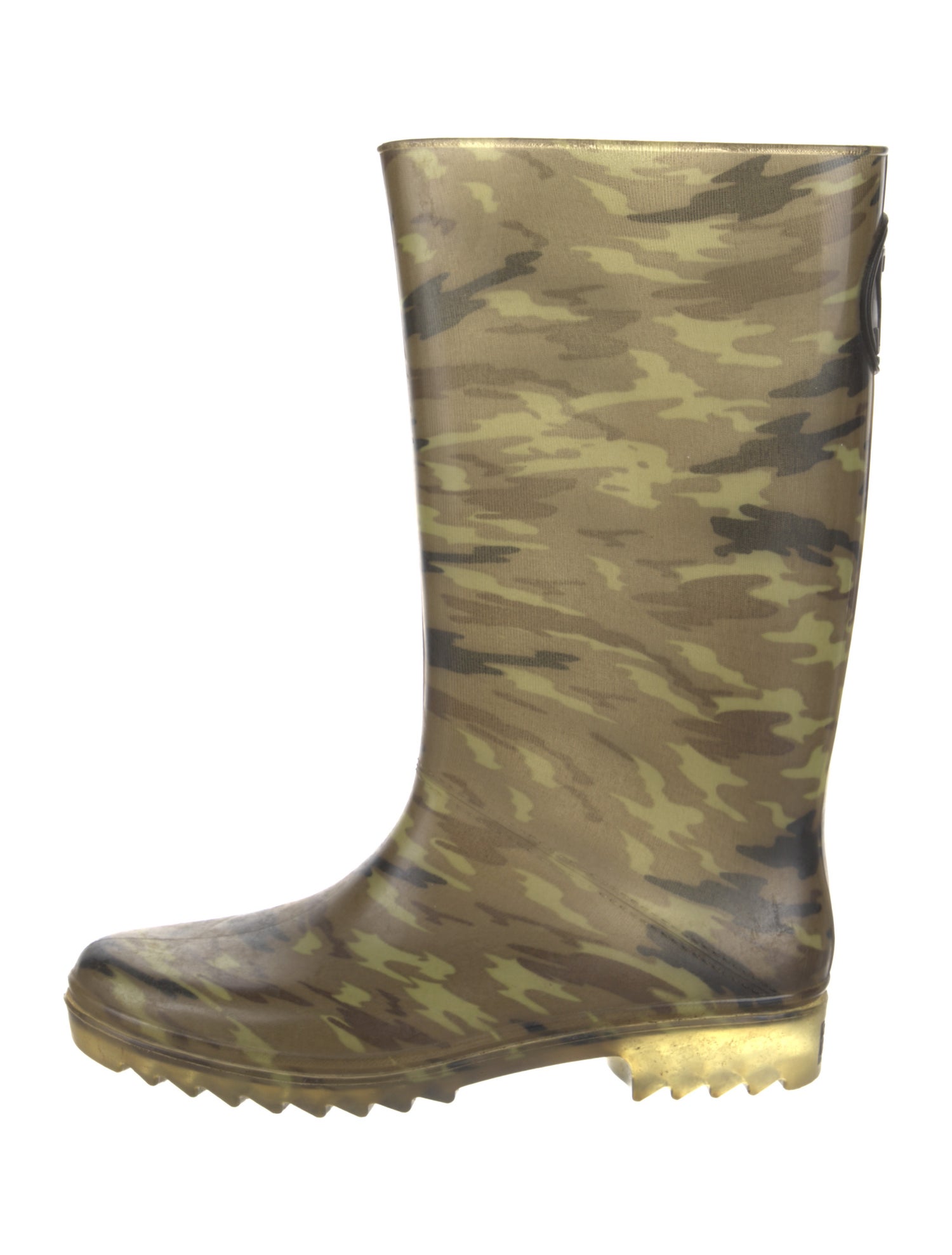 Stuart Weitzman Rubber Printed Rain Boots