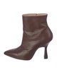 Stuart Weitzman Leather Animal Print Boots