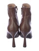Stuart Weitzman Leather Animal Print Boots