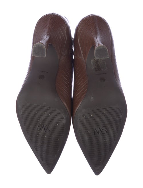 Stuart Weitzman Leather Animal Print Boots