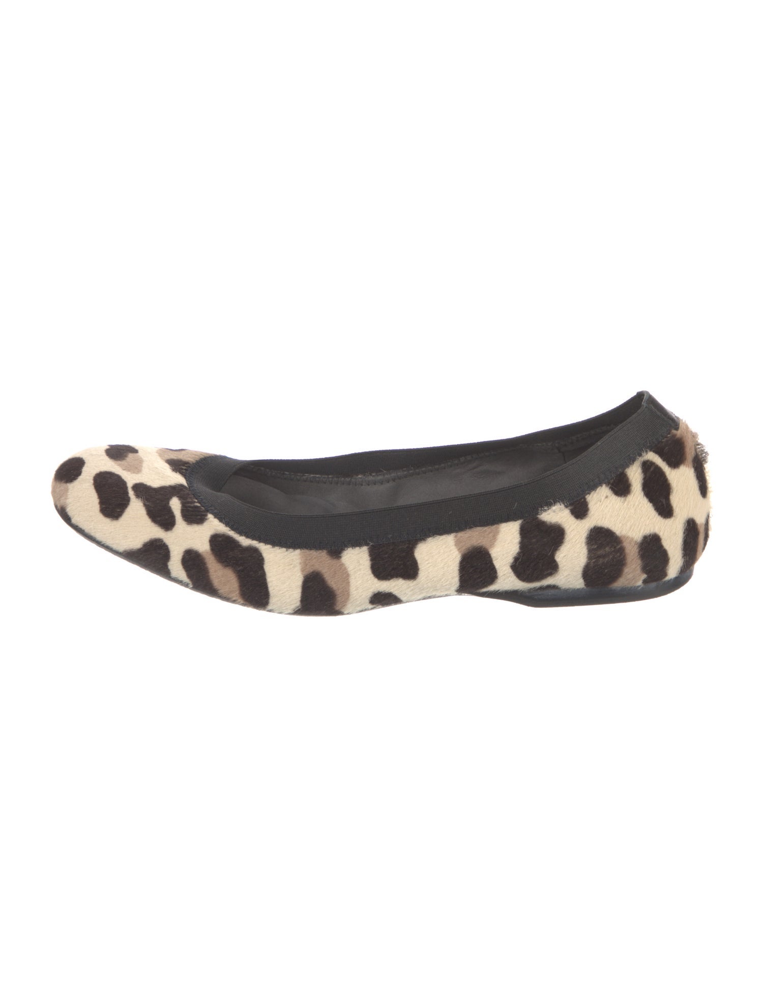 Stuart Weitzman Ponyhair Animal Print Ballet Flats