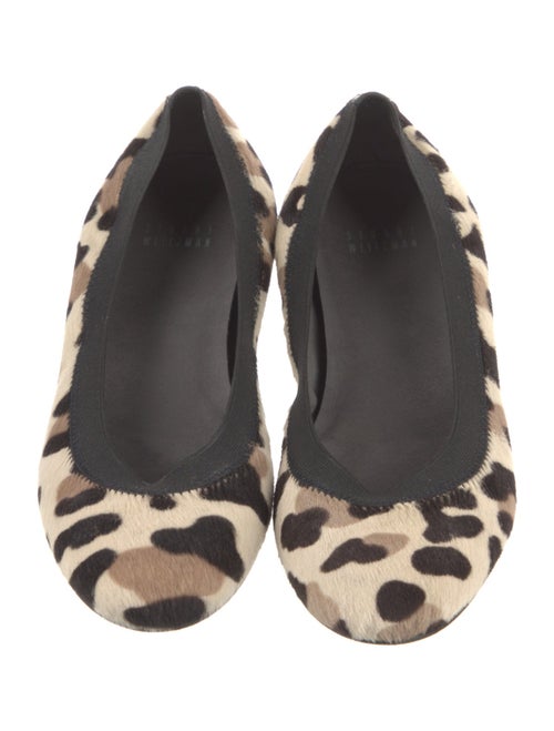 Stuart Weitzman Ponyhair Animal Print Ballet Flats