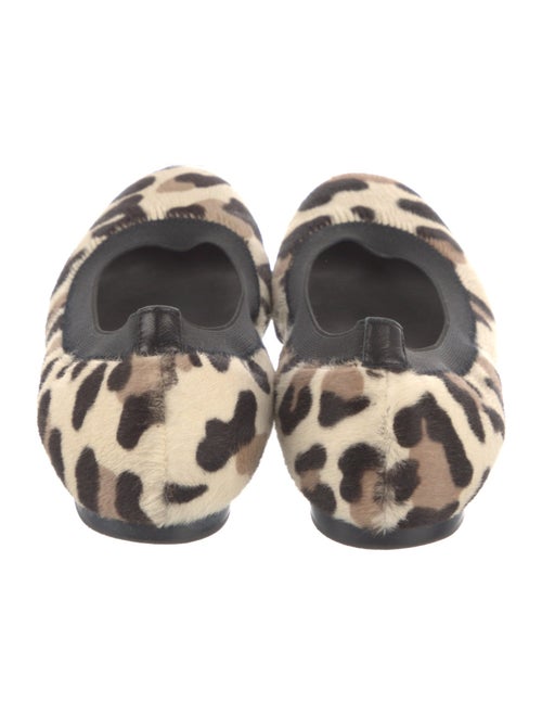 Stuart Weitzman Ponyhair Animal Print Ballet Flats